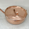 Copper-Round-With-Large-Hollow-Handle-Fish-Poacher-20th-2 Copper Round With Large Hollow Handle Fish Poacher 20th