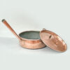 Copper-Round-With-Large-Hollow-Handle-Fish-Poacher-20th-3 Copper Round With Large Hollow Handle Fish Poacher 20th
