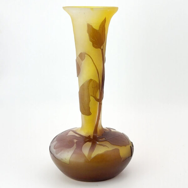 Emile Gallé Miniature Floral Vase C1910