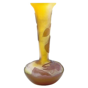 Emile Gallé Miniature Floral Vase C1910