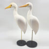 Feathers Of Knysna Limited Edition Pair Egrets Stilts