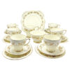 Grafton Golden Glory Ribbon Of Gold 21 Piece Tea Service