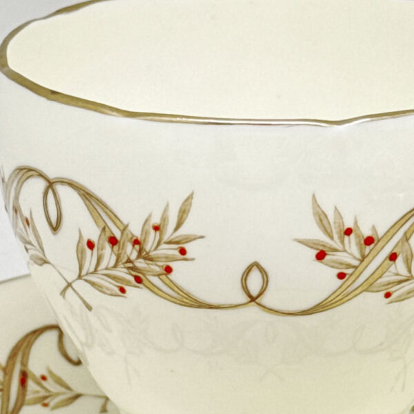 Grafton Golden Glory Ribbon Of Gold 21 Piece Tea Service