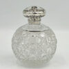 Hallmarked Silver Cut Glass Perfume Bottle Birmingham 1911