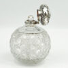 Hallmarked Silver Cut Glass Perfume Bottle Birmingham 1911