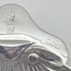 Hallmarked Silver Shell Butter Dish and Knife Boxed London 1932