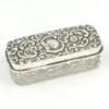 Hallmarked Silver  Trinket Box Birmingham 1927