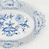 Meissen Onion Pattern Reticulated Handled Bowl