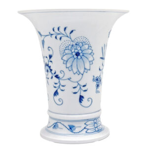 Meissen Onion Pattern Trumpet Vase 20th