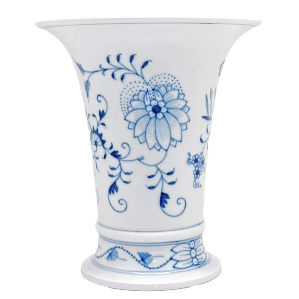 Meissen Onion Pattern Trumpet Vase 20th