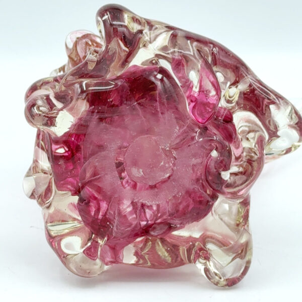 Murano-Seguso-Pink-Red-Fish-On-Crest-Of-A-Wave-20th-3 Murano Seguso Pink Red Fish On Crest Of A Wave 20th