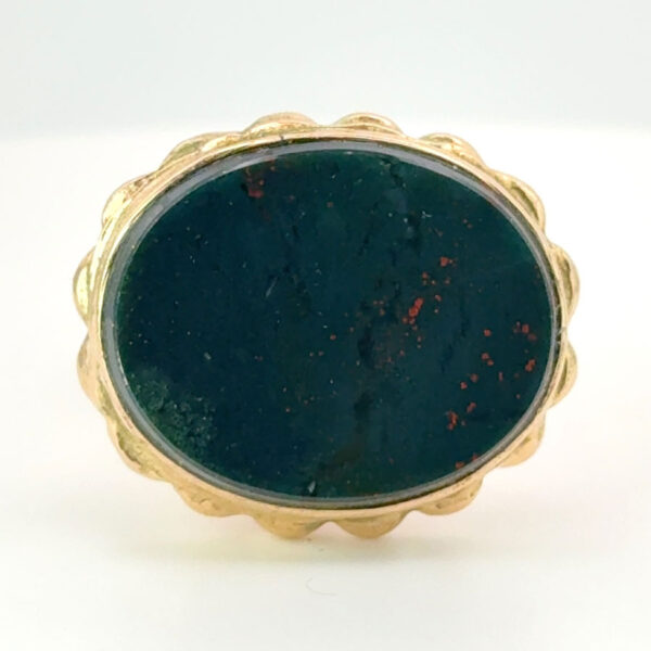 Rare-Victorian-9ct-Gold-St-Christopher-Bloodstone-Fob-Sea-3 Rare Victorian 9ct Gold St Christopher Bloodstone Fob Seal
