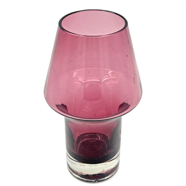 Riihimäki-Lasi-Oy-Hyacinth-Amethyst-Glass-Vase-By-Aimo-Okkolin-1 Riihimäki Lasi Oy Hyacinth Amethyst Glass Vase By Aimo Okkolin C1960s