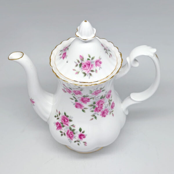 Royal Albert Pink Roses Coffee Pot