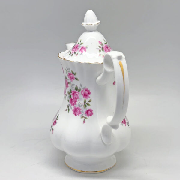 Royal Albert Pink Roses Coffee Pot