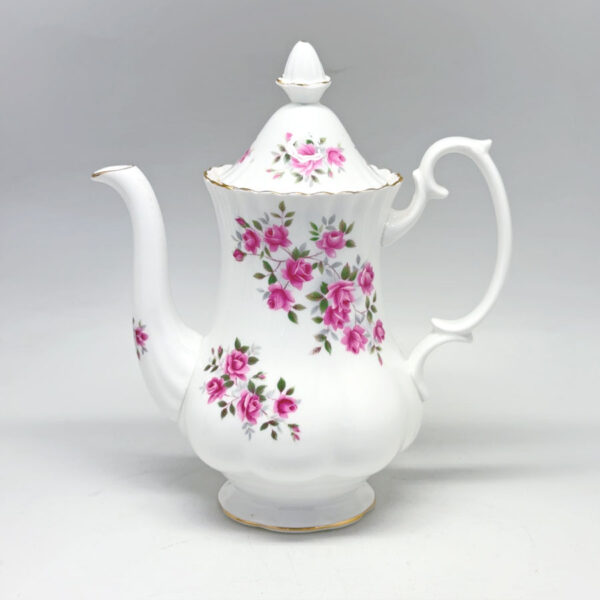 Royal Albert Pink Roses Coffee Pot