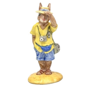 Royal-Doulton-Bunnykins-Tourist-Bunnykins-Db190 Royal Doulton Bunnykins Tourist Bunnykins Db190