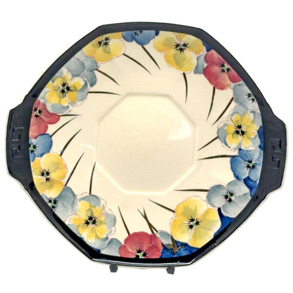 Royal Doulton Pansy Large Tea Cake Plate  D4049