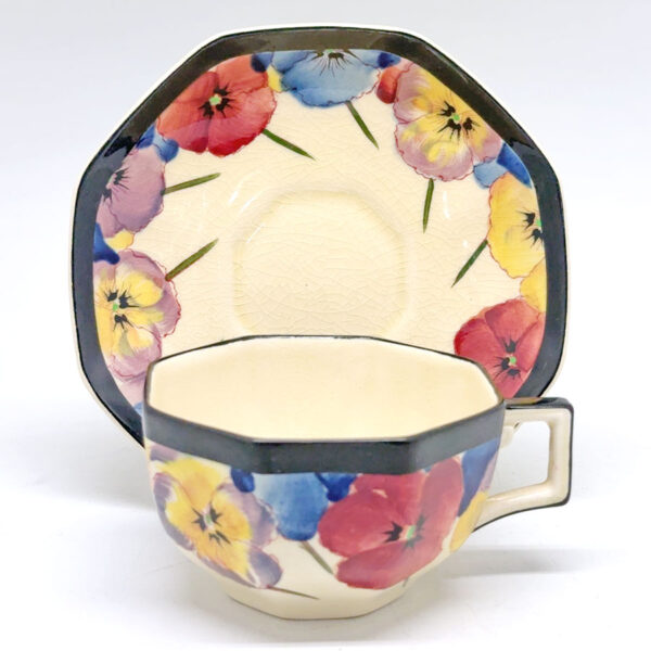 Royal Doulton Pansy Tea Duo D4049