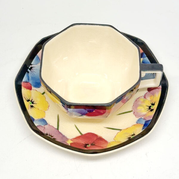 Royal Doulton Pansy Tea Duo D4049