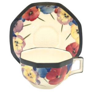 Royal Doulton Pansy Tea Duo D4049