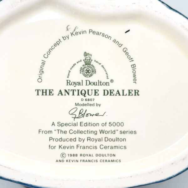Royal Doulton The Antique Dealer Large Character Jug D6807