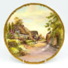 Royal Worcester Cabinet Plate Little Comberton Signed Rushton C1958