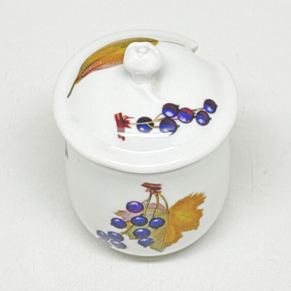 Royal Worcester Evesham Coffee Covered Sugar