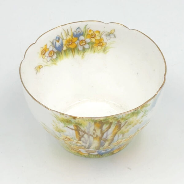 Shelley Daffodil Time Coffee Set Sugar Bowl