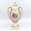 Spode Regency White Floral Gilded Urn and Cover