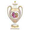 Spode Regency White Floral Gilded Urn and Cover