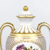 Spode Regency White Floral Gilded Urn and Cover