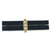 Victorian Onyx and Seed Pearl Remembrance Brooch 9ct