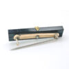 Victorian Onyx and Seed Pearl Remembrance Brooch 9ct