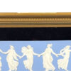 Wedgwood Blue Jasperware Dancing Hours Plaque Framed