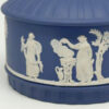 Wedgwood Jasperware Dark Blue  Covered Bowl