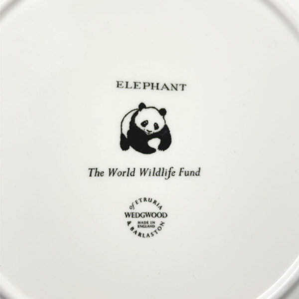 Wedgwood Elephant World Wildlife Fund Plate