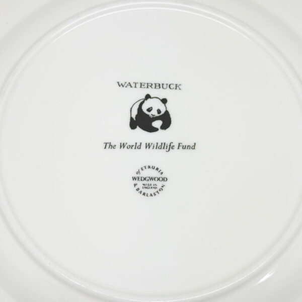 Wedgwood-World-Life-waterbuck-mark Wedgwood Waterbuck World Wildlife Fund Plate