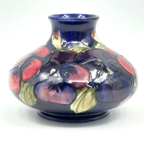 William Moorcroft Pansy Vase C1923