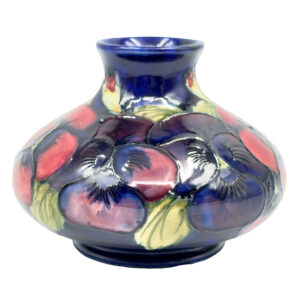 William Moorcroft Pansy Vase C1923
