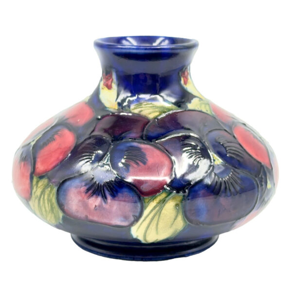 William Moorcroft Pansy Vase C1923