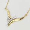 18ct Gold Diamond  Pendant Necklace