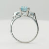 18ct White Gold Aquamarine Dress Ring C1940