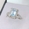18ct-White-Gold-Aquamarine-and-Diamond-Dress-Ring-6 18ct White Gold Aquamarine and Diamond Dress Ring