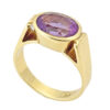 18ct Yellow Gold Amethyst Ring
