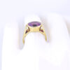 18ct Yellow Gold Amethyst Ring