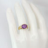 18ct Yellow Gold Amethyst Ring