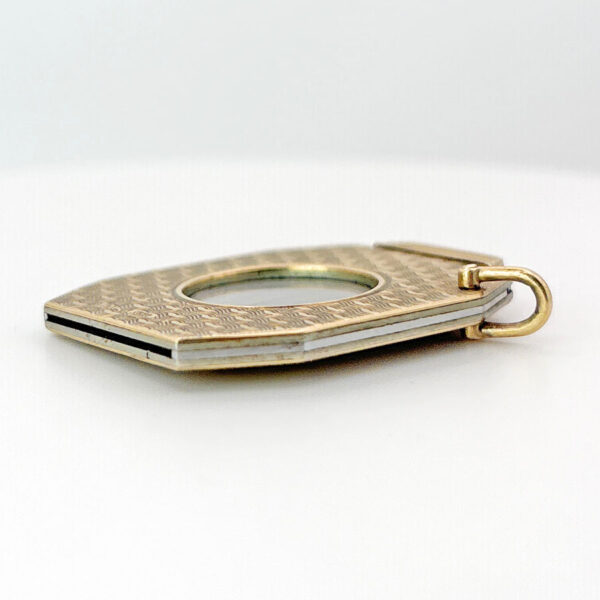 9ct Gold Art Deco  Guillotine Cigar Cutter Ramsden and Roed C1920