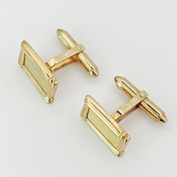 9ct Gold Art Deco Style Cufflinks