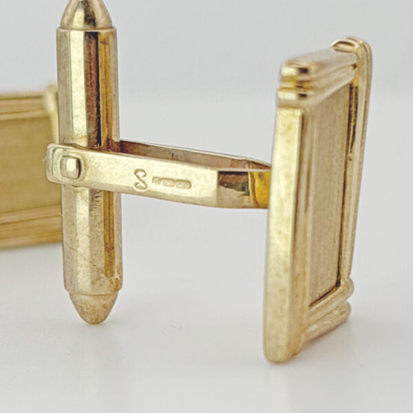 9ct Gold Art Deco Style Cufflinks